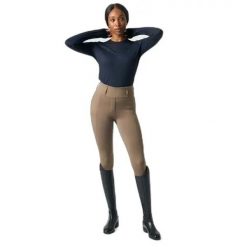 Damskie legginsy jeździeckie o średniej przyczepności PS of Sweden Katja. Brązowe legginsy damskie PS OF SWEDEN, bez wzorów. Za 337.50 zł.