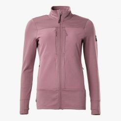 Bluza polarowa Wędrówki damska Swedemount Trondheim Wind Mid Layer Full Zip. Fioletowe bluzy damskie SWEDEMOUNT, na zimę, bez wzorów, z polaru, sportowe, bez ramiączek, bez kaptura. Za 249.99 zł.