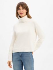 JOOP! Sweter z zawartością kaszmiru - Kristin Kobiety Kaszmir biały, 36. Białe swetry nierozpinane damskie JOOP!, bez wzorów, z dzianiny, bez kołnierzyka, bez ramiączek. Za 649.95 zł.