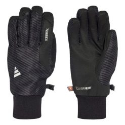 RĘKAWICZKI TERREX PRIMEKNIT DO NOSZENIA POD MANKIETEM. Białe rękawiczki męskie Adidas, na zimę, bez wzorów, z elastanu. Za 649.00 zł.