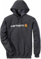 Carhartt Bluza Carhartt Signature Logo Midweight Carbon. Bluzy męskie Carhartt, m, bez wzorów, bez ramiączek, bez kaptura. Za 265.11 zł.