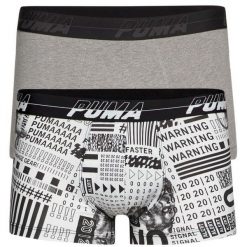 Bokserki Puma Activizm dla Mężczyzn - Zestaw 2 w Kolorze Czarnym - Rozmiar L. Niebieskie bokserki męskie Puma, bez wzorów, z bawełny. Za 174.99 zł.