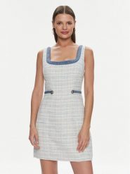 Guess Sukienka codzienna W4RK16 WFWV2 Błękitny Bodycon Fit. Niebieskie sukienki damskie Guess, na co dzień, xxl, z aplikacjami, z syntetyku, bez kołnierzyka, bez ramiączek, bodycon. Za 409.99 zł.
