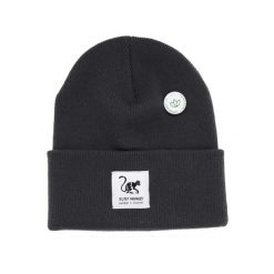 Czapka Beanie z Recyklingu Unisex dla Dorosłych (Szary). Szare czapki damskie SURF MONKEY, na zimę, bez wzorów, z materiału. Za 119.95 zł.