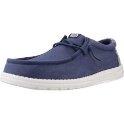 Buty HEY DUDE WALLY SURF WASH Niebieski. Niebieskie buty zimowe męskie SENZA MARCA, bez wzorów, z tkaniny, bez obcasa, bez zapięcia. Za 262.99 zł.