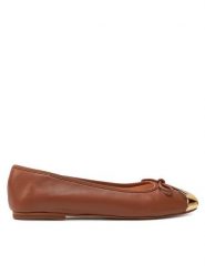 Liu Jo Baleriny Dafne 01 SF4089 PX460 Brązowy. Brązowe balerinki damskie Liu Jo, bez wzorów, ze skóry, bez obcasa, bez zapięcia. Za 289.99 zł.