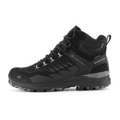 Buty trekkingowe wysokie Alpine Pro Merse Vibram. Czarne buty zimowe męskie Alpine Pro, bez wzorów, bez obcasa, bez zapięcia. Za 699.00 zł.