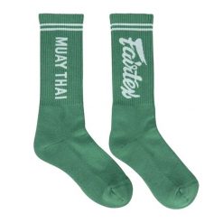 Skarpety do muay thai FAIRTEX EU. Skarpetki damskie FAIRTEX, z aplikacjami, z bawełny. Za 79.99 zł.