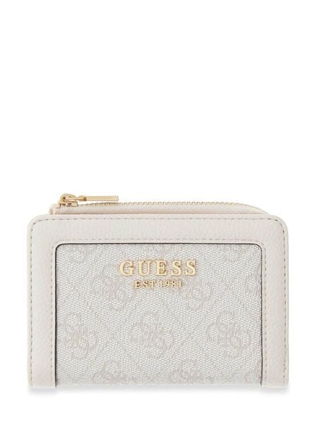Guess Portfel Lindsey Slg SWSG97 49156 Beżowy. Brązowe portfele damskie Guess, ze skóry. Za 237.99 zł.