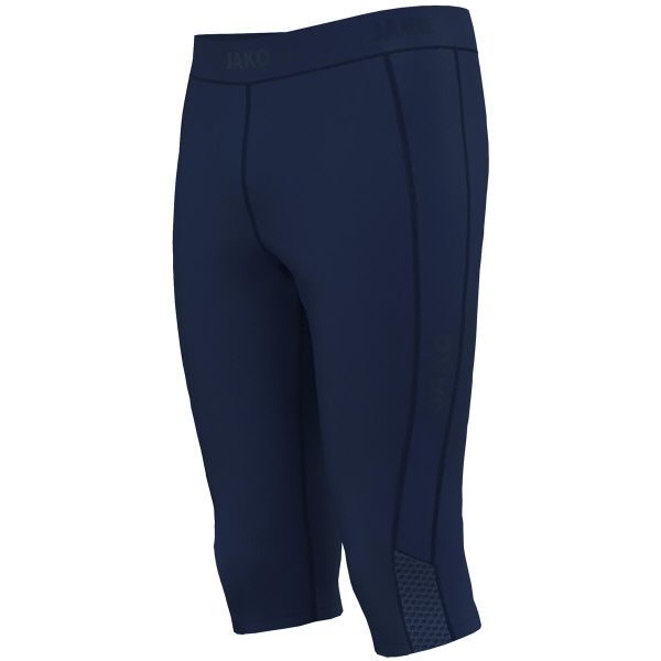 Spodenki kolarskie Jako Capri Power. Niebieskie szorty damskie Jako, bez wzorów, z materiału, sportowe. Za 241.00 zł.