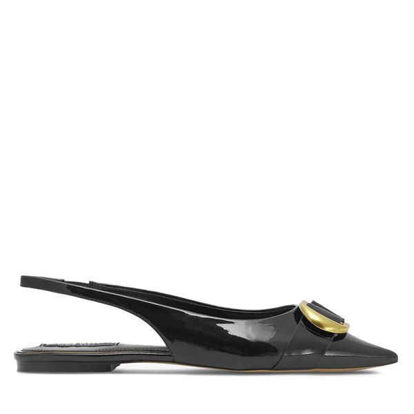 Baleriny Nine West. Czarne balerinki damskie Nine West, bez wzorów, bez obcasa, bez zapięcia. Za 119.99 zł.