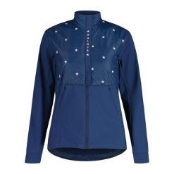 Kurtka hybrydowa damska Maloja RibiselM. Niebieskie kurtki sportowe damskie Maloja, s, bez wzorów, bez ramiączek, bez kaptura, trekkingowe. Za 449.99 zł.
