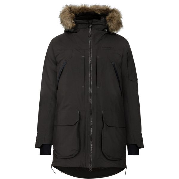 Parka Didriksons Zeus. Czarne parki damskie Didriksons, m, bez wzorów, z futra, bez kołnierzyka, bez kaptura. Za 1,482.00 zł.