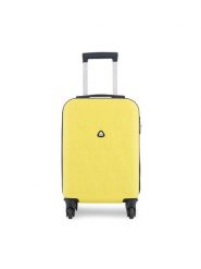 Semi Line Walizka kabinowa T5619-2 Żółty. Żółte walizki damskie Semi-line, bez wzorów, z tworzywa sztucznego. Za 139.99 zł.