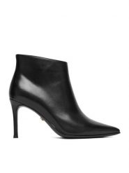 Gino Rossi Botki EO-CLOE-GLC9273-4-370-1 Czarny. Czarne botki damskie Gino Rossi, bez wzorów, ze skóry, bez obcasa, na szpilce, bez zapięcia. Za 329.99 zł.