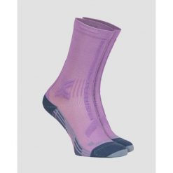 Skarpety X-Socks Trailrun Discover Crew. Fioletowe skarpetki damskie X-Socks, bez wzorów. Za 119.99 zł.