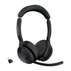 Jabra 25599-999-899 słuchawki/zestaw słuchawkowy Bezprzewodowy Opaska na głowę Biuro/centrum telefoniczne Bluetooth Podstawka do ładowania Czarny. Czarne słuchawki bezprzewodowe JABRA. Za 711.99 zł.