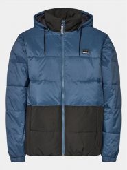 Quiksilver Kurtka puchowa Wolfs EQYJK03990 Niebieski Regular Fit. Niebieskie kurtki męskie Quiksilver, m, bez wzorów, z puchu, bez kaptura. Za 499.99 zł.