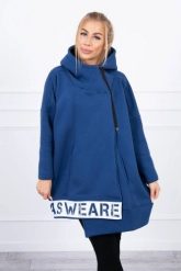 Bluza ocieplana z suwakiem jeansowa. Bluzy damskie KESI, l, bez wzorów, z bawełny, bez ramiączek, bez kaptura. Za 278.10 zł.