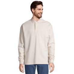 Bluza Polo Dla Dorosłych Unisex Heritage Neck. Białe bluzy damskie SOL'S, s, bez wzorów, casualowe, bez ramiączek, bez kaptura. Za 174.99 zł.