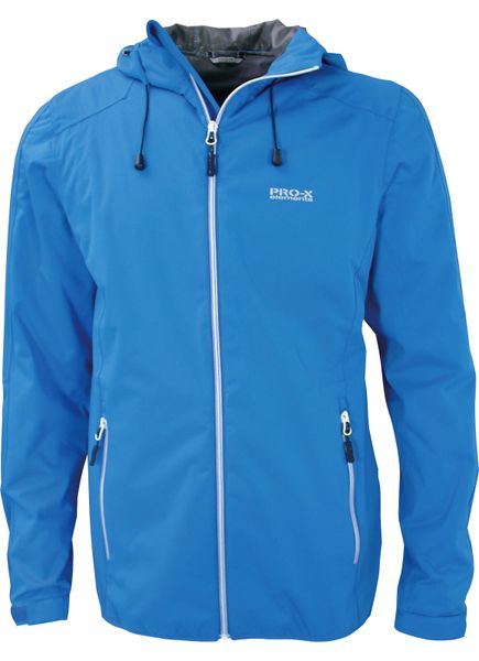 Funkcjonalna kurtka Pro-X Elements Donovan. Niebieskie kurtki męskie PRO-X ELEMENTS, l, bez wzorów, z materiału, z kapturem. Za 445.10 zł.