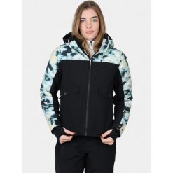 Kurtka Narciarska Damska Spyder Optimist. Czarne kurtki sportowe damskie Spyder, na zimę, bez wzorów, bez ramiączek, bez kaptura, narciarskie. W wyprzedaży za 1,359.20 zł.