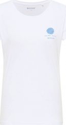 Mustang Mustang damska koszulka t-shirt Alexia C CHESTPRINT 1013384 2045 L. Bluzki damskie Mustang, l, bez wzorów, bez kołnierzyka, bez ramiączek. Za 89.99 zł.