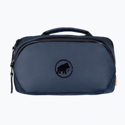 Saszetka nerka Mammut Seon. Niebieskie saszetki i nerki męskie Mammut, bez wzorów. Za 256.85 zł.