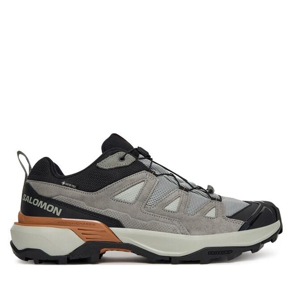 Trekkingi Salomon. Zielone buty zimowe męskie Salomon, bez wzorów, z gore-texu, bez obcasa, bez zapięcia. Za 511.99 zł.