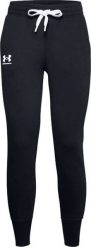Under Armour Spodnie UA Rival Fleece Joggers 1356416 001 1356416 001 czarny XL. Czarne spodnie dresowe damskie Under Armour, bez wzorów, sportowe. Za 214.70 zł.