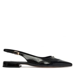 Baleriny HÖGL. Czarne balerinki damskie HÖGL, bez wzorów, bez obcasa, bez zapięcia. Za 759.99 zł.