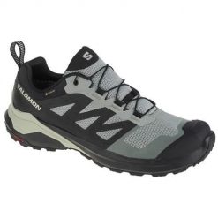 Buty trekkingowe męskie Salomon x-adventure gtx. Szare trekkingi męskie Salomon, z gumy, bez zapięcia. Za 677.00 zł.