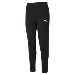 Spodnie męskie Puma EVOSTRIPE. Czarne buty sportowe męskie Puma, m, bez wzorów, z dresówki, na fitness i siłownię. Za 258.50 zł.