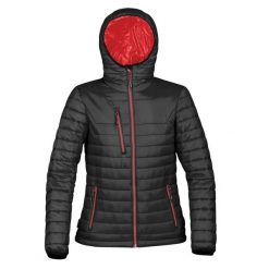 Kurtka Termiczna Damska Gravity. Czarne kurtki sportowe damskie STORMTECH, l, bez wzorów, bez ramiączek, bez kaptura, trekkingowe. Za 729.99 zł.