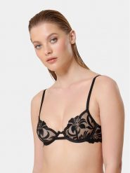 Bluebella Biustonosz z fiszbiną Leonora 42204 Czarny. Czarne biustonosze BlueBella, bez wzorów, z syntetyku. W wyprzedaży za 139.99 zł.