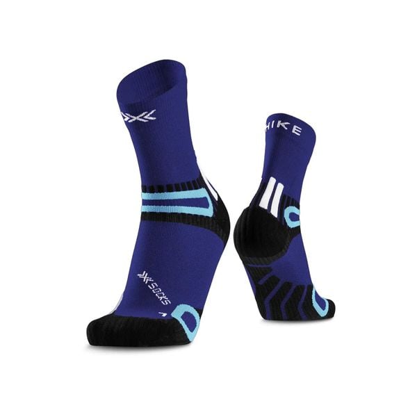 Skarpetki X-Socks Discover Ankle. Czarne skarpetki damskie X-Socks, bez wzorów, z materiału. Za 89.99 zł.
