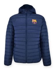 Kurtka zimowa dla dorosłych unisex FC Barcelona 2025-26. Kurtki męskie FC BARCELONA, na zimę, l, bez wzorów, z materiału, z kapturem. Za 508.35 zł.