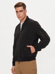 Boss Kurtka bomber Obear 50521480 Czarny Regular Fit. Czarne kurtki męskie Boss, m, bez wzorów, z syntetyku, bez kaptura. Za 919.99 zł.
