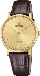 Zegarek Festina Zegarek męski Festina F20016-2 brązowy. Brązowe zegarki męskie Festina, bez wzorów. Za 577.00 zł.