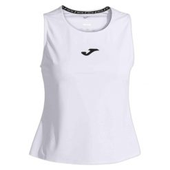 Koszulka tenisowa damska Joma Challenge Koszulka. Białe bluzki damskie Joma, l, bez wzorów, sportowe, bez kołnierzyka, bez ramiączek. Za 149.99 zł.