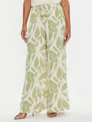 JDY Spodnie materiałowe Bree 15320106 Zielony Wide Leg. Zielone spodnie materiałowe damskie JDY, bez wzorów, z materiału. Za 159.99 zł.