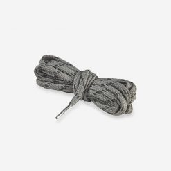 Sznurowadła turystyczne płaskie Forclaz. Niebieskie buty zimowe męskie FORCLAZ, bez wzorów, z materiału, bez obcasa, bez zapięcia. Za 15.99 zł.