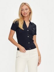 Marciano Guess Sweter 4YGR22 5789Z Granatowy Regular Fit. Niebieskie swetry nierozpinane damskie Marciano Guess, xs, z aplikacjami, z wiskozy, bez kołnierzyka, bez ramiączek. Za 299.99 zł.