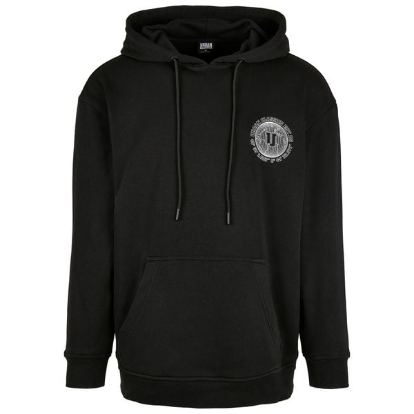 Hoodie Urban Classics globetrotter. Czarne bluzy męskie Urban Classics, m, bez wzorów, z kapturem. Za 244.50 zł.