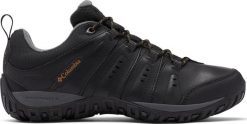 Buty trekkingowe męskie Columbia Woodburn II czarne r. 42 1/2. Czarne trekkingi męskie Columbia, bez zapięcia. Za 368.40 zł.
