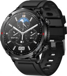 Smartwatch Rubicon RNCE96 Czarny (RNCE96). Czarne zegarki smartwatch Rubicon, bez wzorów. Za 249.00 zł.
