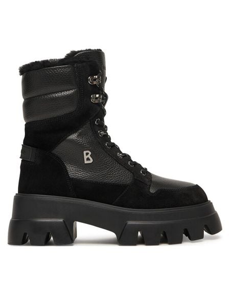 Bogner Botki Sapporo 2 A 22542903 Czarny. Czarne botki damskie Bogner, bez wzorów, ze skóry, bez obcasa, na płaskiej podeszwie, bez zapięcia. Za 1,409.00 zł.