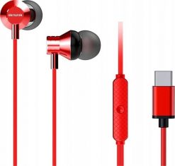 Słuchawki AIWA douszne ESTM-50USB-C/RD czerwone. Czerwone słuchawki douszne Aiwa. Za 76.20 zł.