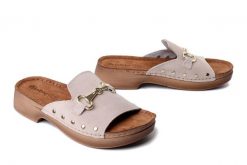 Inblu TF-2KU 002 Beżowy, klapki damskie. Brązowe klapki damskie Inblu, na lato, bez wzorów, ze skóry, bez obcasa, bez zapięcia. Za 116.90 zł.