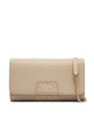 Armani Exchange Torebka XW000358 AF26570 U6208 Beżowy. Brązowe torebki do ręki damskie Armani Exchange, bez wzorów, ze skóry, bez dodatków. Za 429.99 zł.